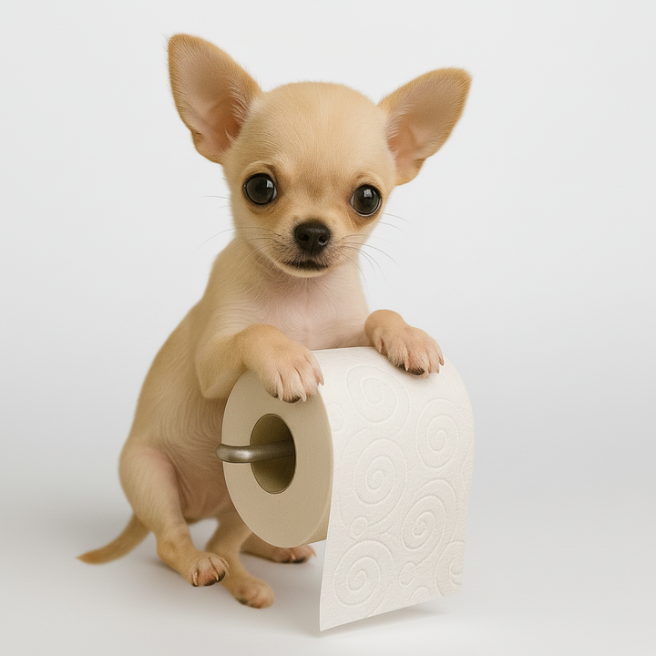 WuffKeeper dog toilet paper holder, ideal pet lover gift & a fun novelty item for bathrooms