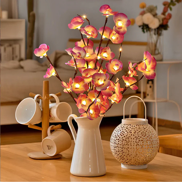 Battery operated LED branches, flexible design, perfect for ambient lighting