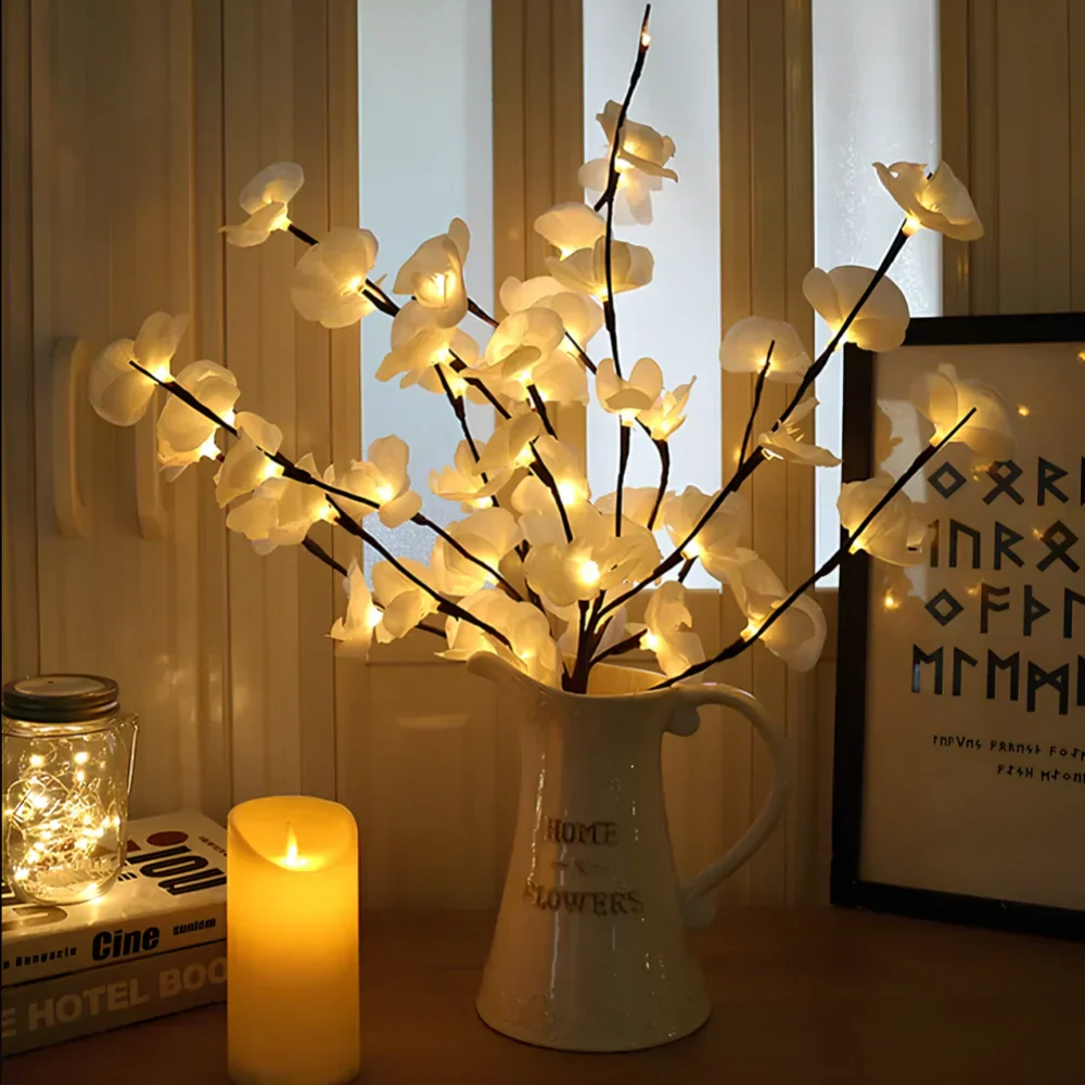 LumaBranches decorative lighting, realistic tree branches with integrated LEDs