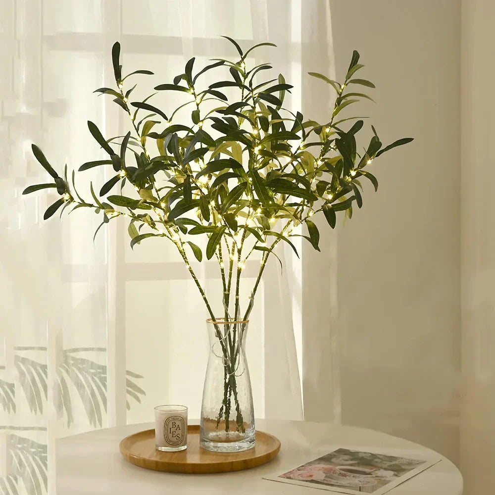 Unisex home decor: LED illuminated branches, elegant and modern floral decor