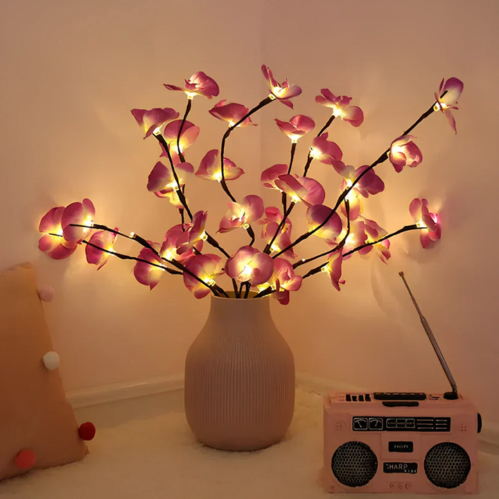 Nature inspired LED branches, creating a soft glowing ambiance in any room