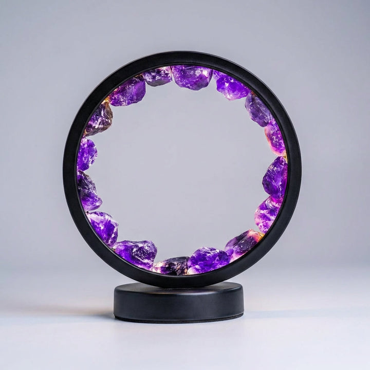Unisex Auralisq Spiritual Aura Lamp, glowing halo design, perfect mood lighting for mindfulness