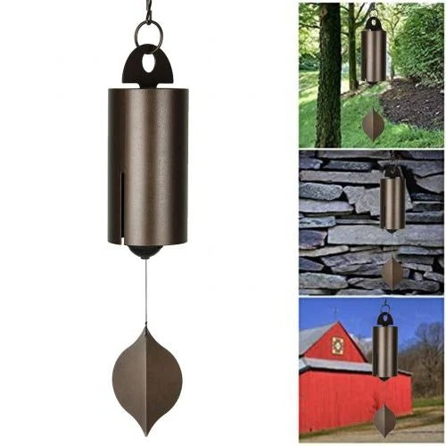 Outdoor Serenity Bell with deep resonance, a beautiful wind chime enhancing patio, balcony, and garden decor.