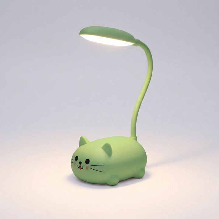 Deskpurr USB desklamp, a charming cat-themed LED table light, great for kids' rooms or a cute gift.