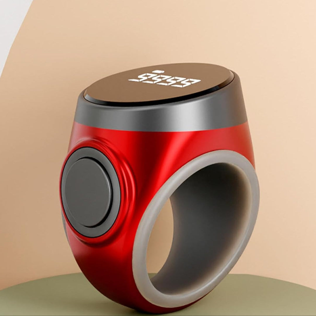 Digital prayer bead counter ring, compact & portable for on-the-go devotion