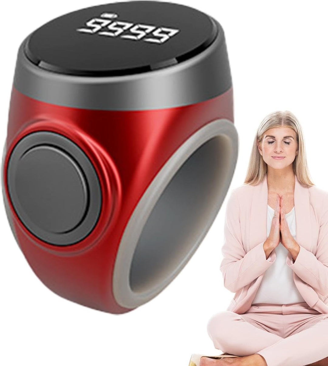Rechargeable finger counter with USB charging port, modern design