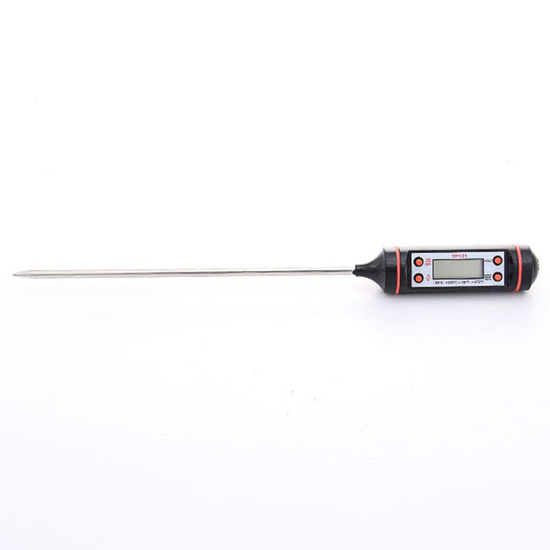 Achieve perfect cooking results with this digital food thermometer for meat, baking, & grilling.