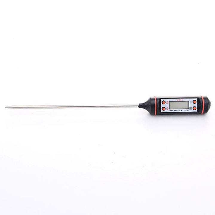 Achieve perfect cooking results with this digital food thermometer for meat, baking, & grilling.