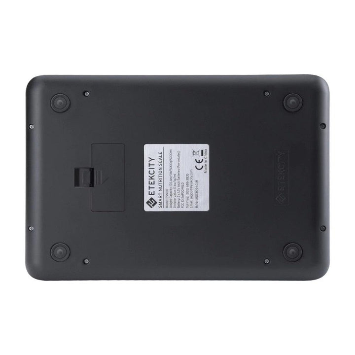 Digital nutritional food scale for tracking precise food portions, ideal for healthy eating.