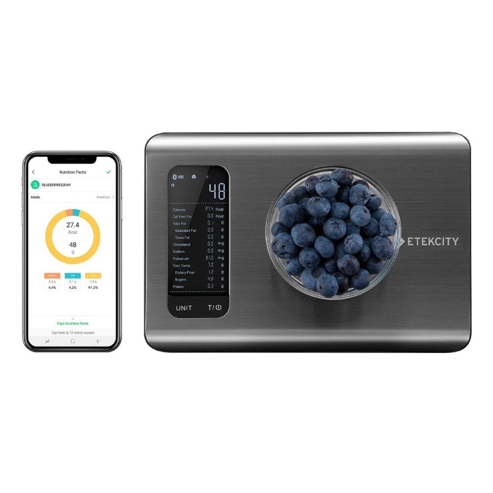 Accurate digital kitchen scale, essential for precise cooking, baking, and diet management.