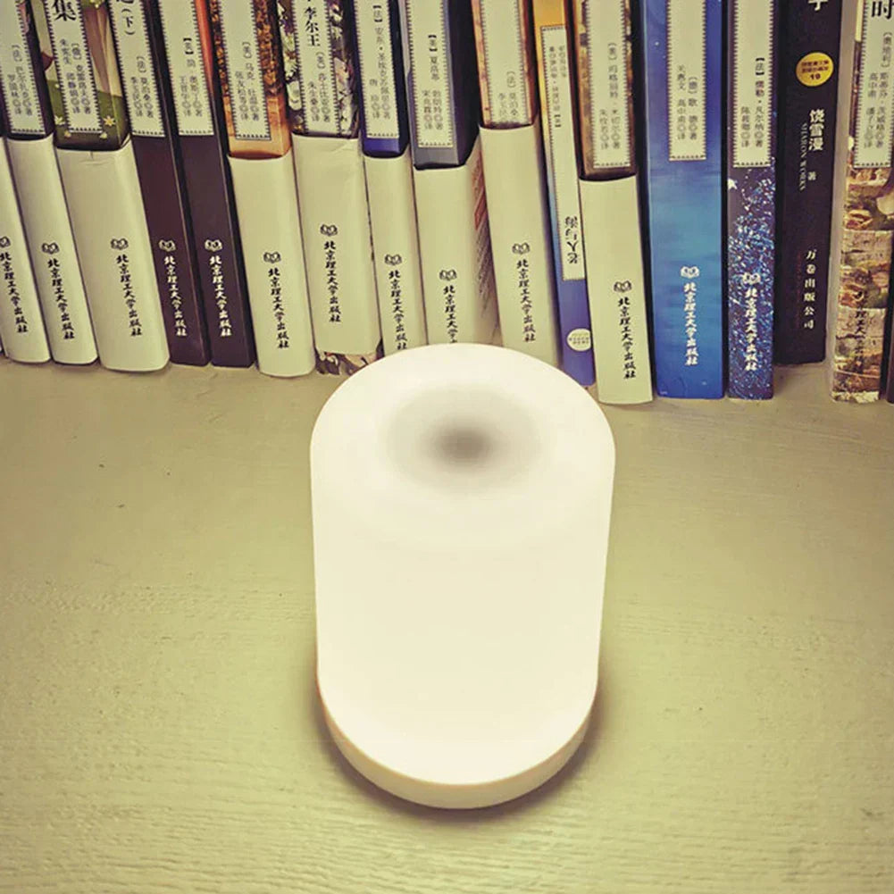 Modern LED desk lamp with USB charging for office. Dimmable light for eye comfort during work or study.