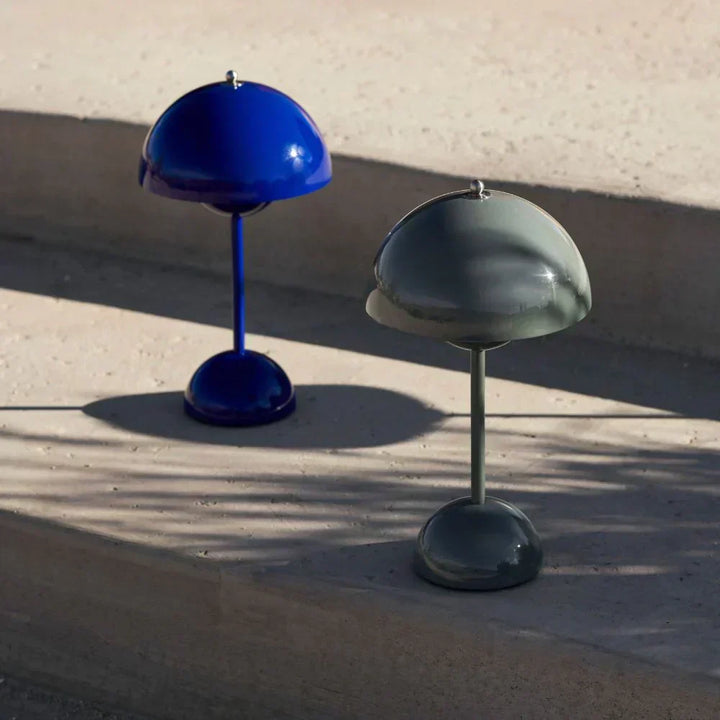 Stylish MoonGlow LED lamp, dimmable and portable, perfect for dynamic home decor and accent use.
