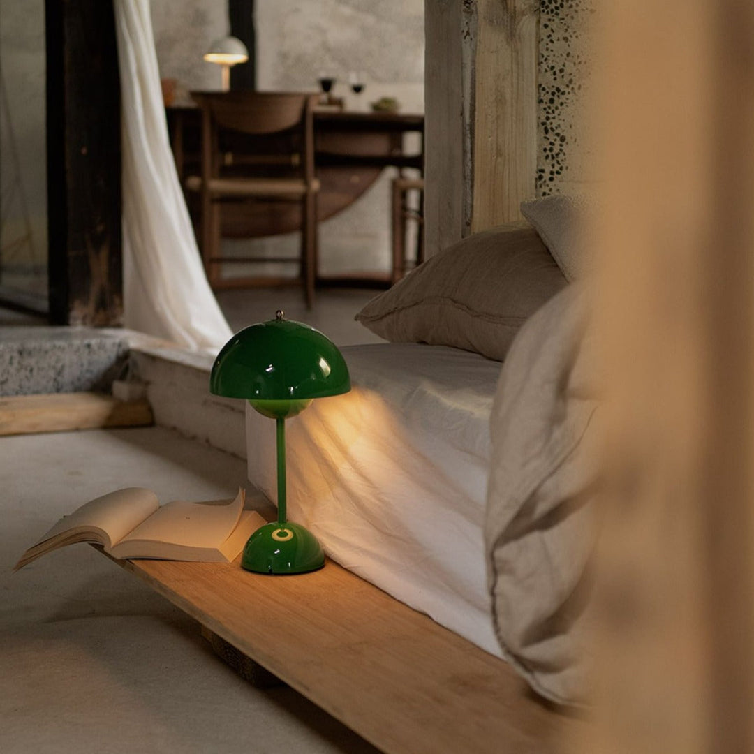 Premium MoonGlow LED table lamp, dimmable for optimal brightness, a touch of elegance for home.