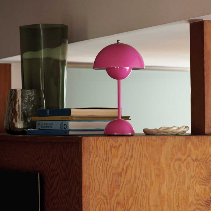 Eye-catching MoonGlow LED lamp, dimmable and wireless, a statement piece for modern interiors.