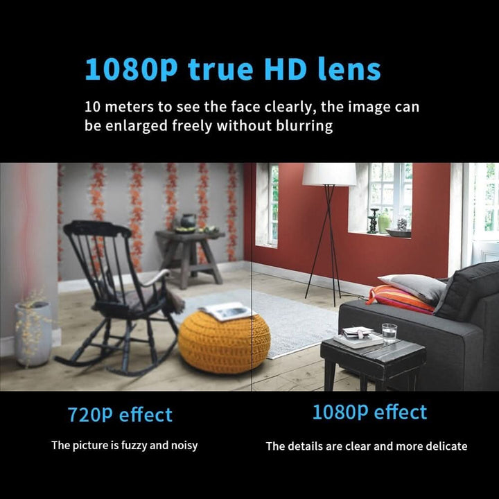 HD discreet camera, providing enhanced night vision and reliable home security monitoring.