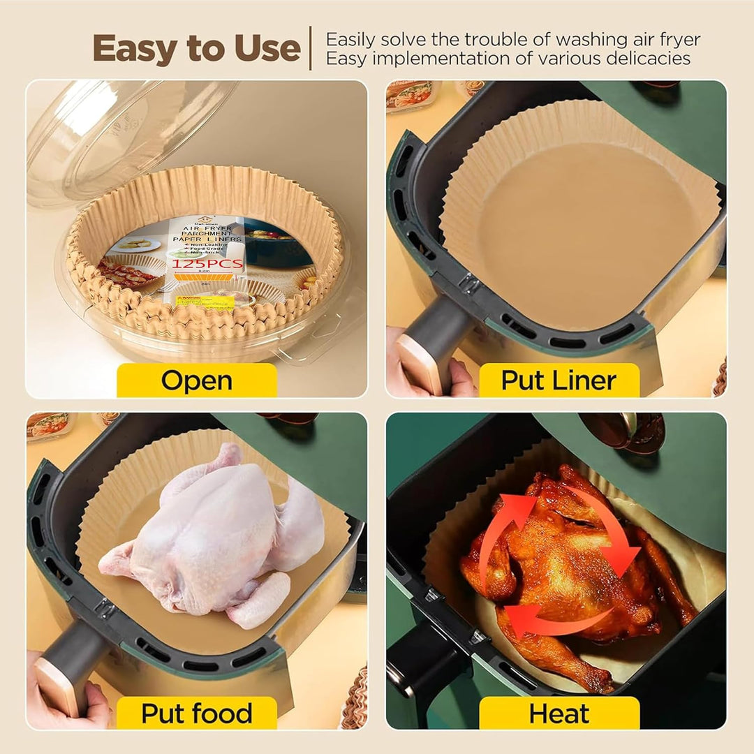 Parchment paper air fryer liners, a must-have for modern home kitchens, 100pcs