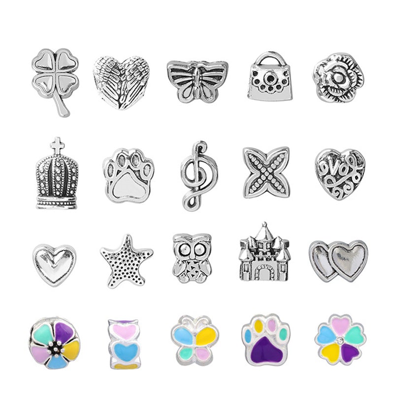Creative fun with a DIY jewelry kit; includes beads, charms, and colorful elastic for unique bracelets