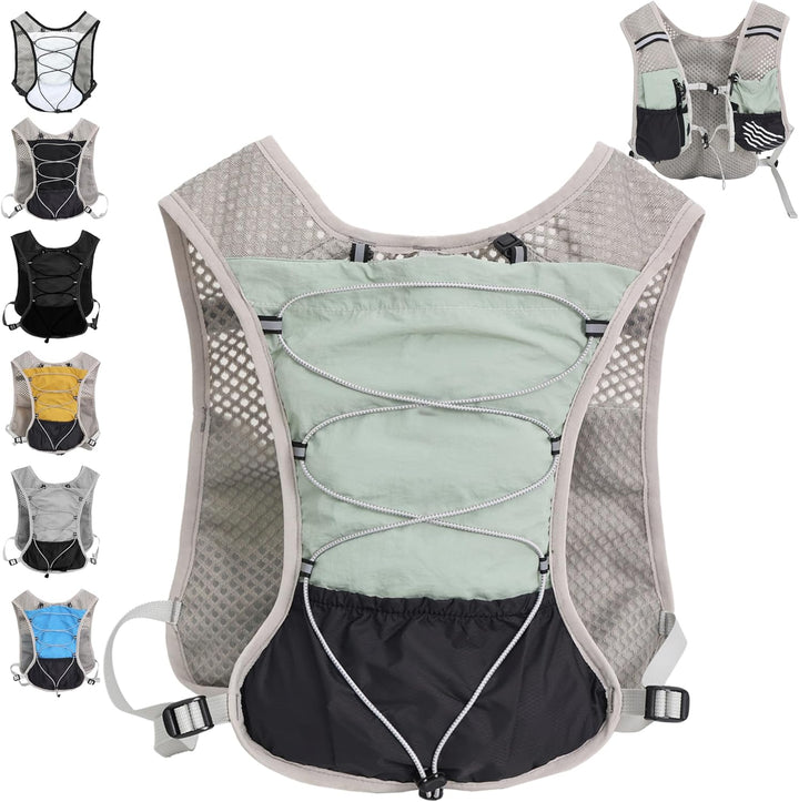 Dravien hydration vest being filled with water, emphasizing ease of use for athletes