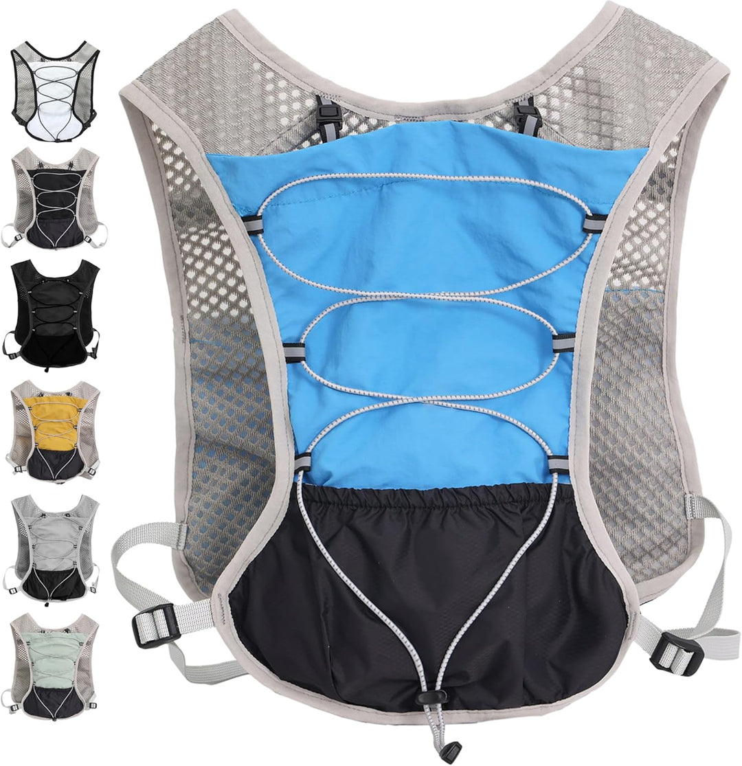 Image of the 2L water bladder included with the Dravien Ultra-Light Running Vest, open cap