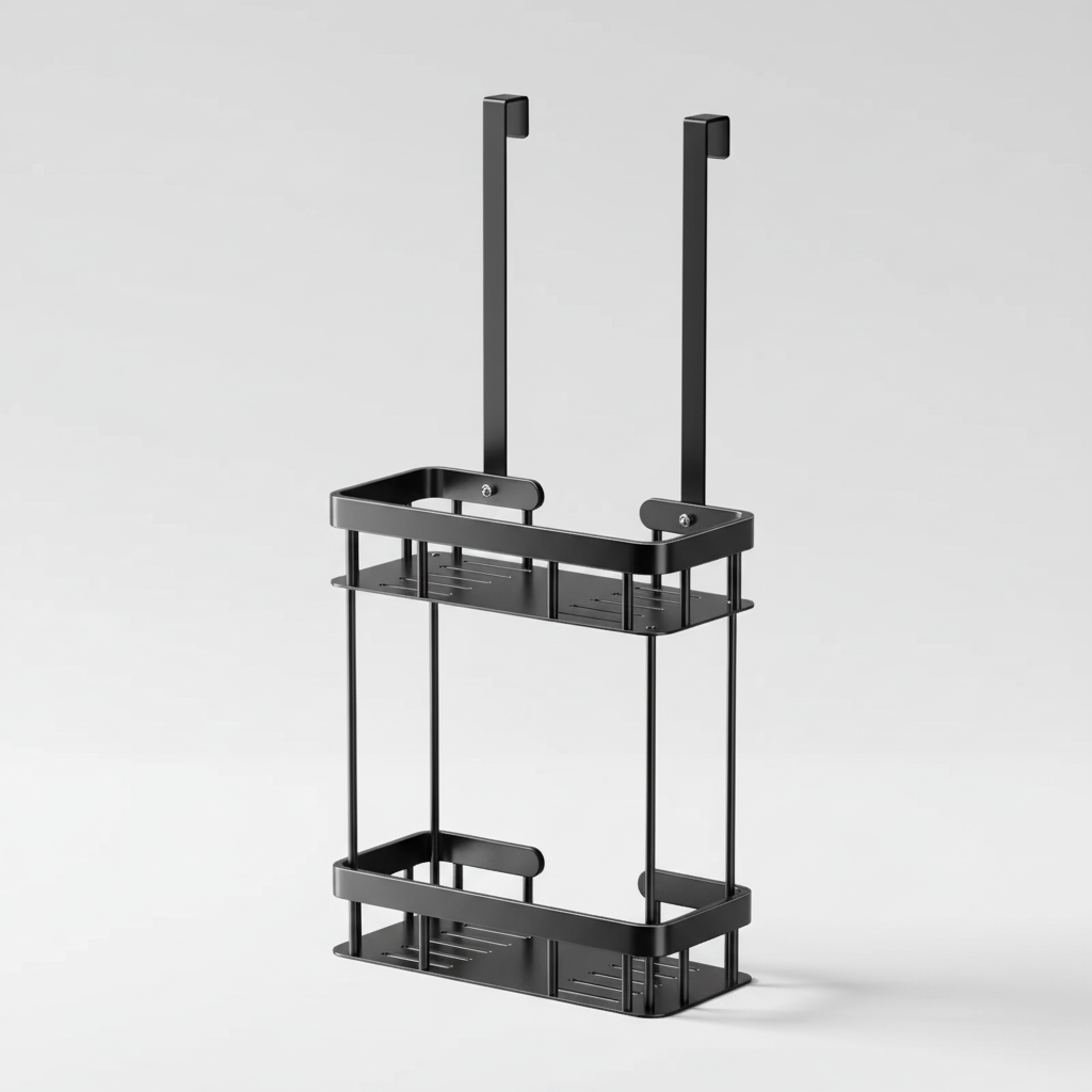 Drill-Free Hanging Shower Caddy Shelf