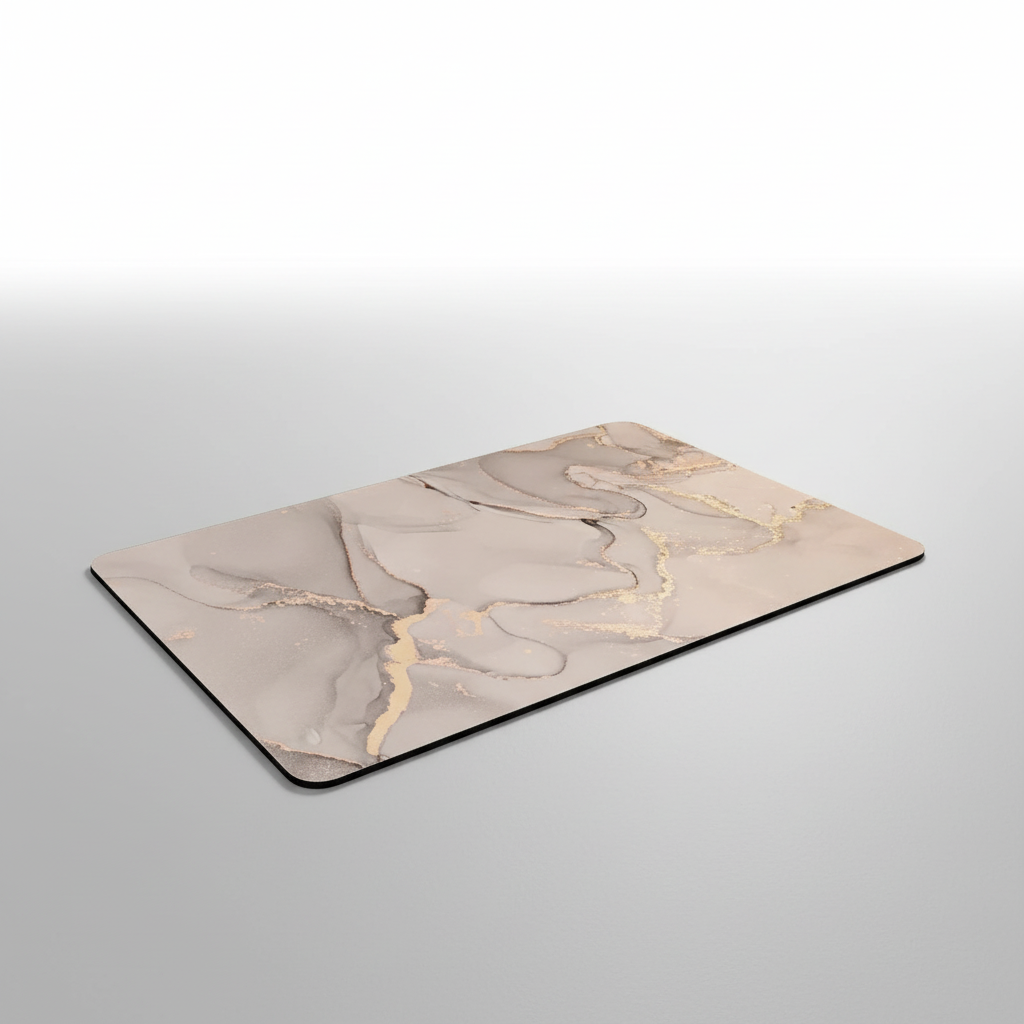 Close-up of DryStepPro quick dry bathroom mat texture, super absorbent fibers