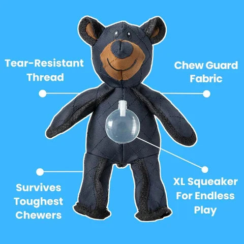 Heavy chewer dog toys: bear & crocodile. Indestructible, interactive, & durable for endless playtime fun.
