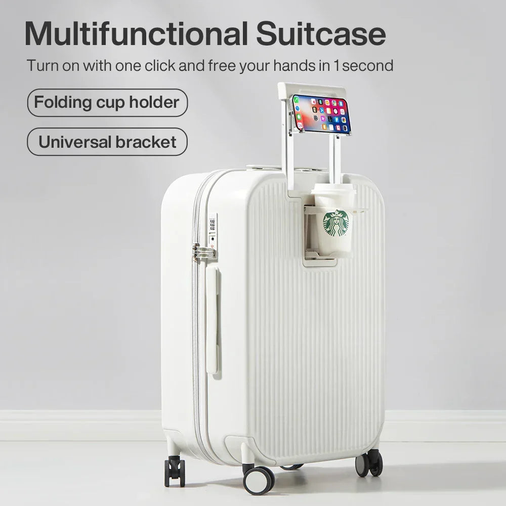 Versatile hard-shell checked bag, Lyon series, protecting your belongings with a scratch-resistant finish.