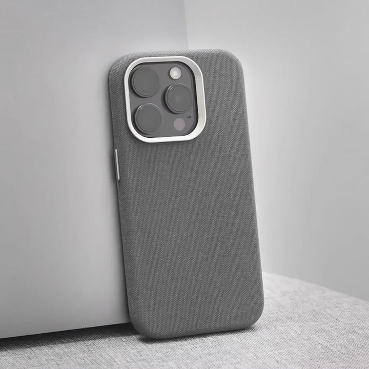 Back view of a durable, non-slip iPhone case. Slim, anti-scratch, protective tech accessory for your phone.