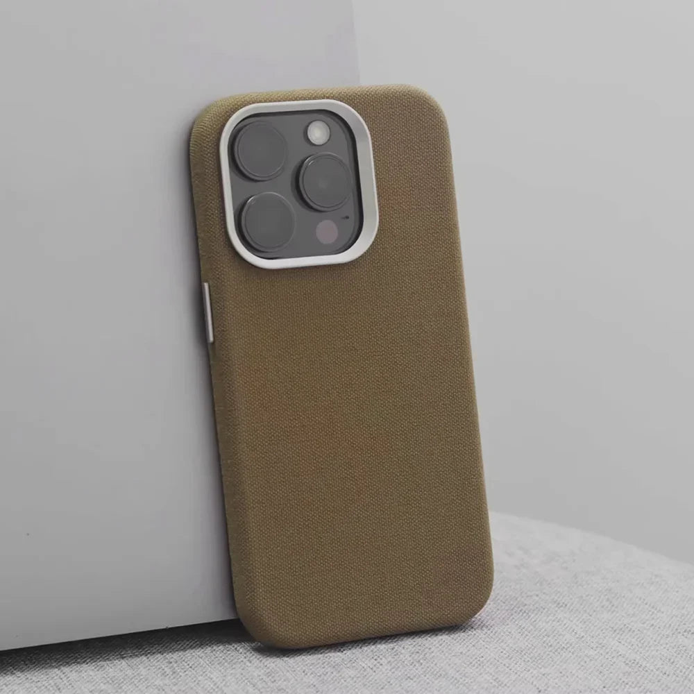 Front view of a slim protective iPhone case. Durable, anti-scratch, non-slip phone cover for modern iPhones.