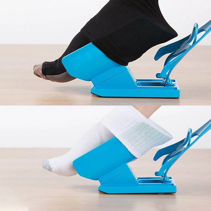 Easy On/Off Compression Sock Aid Kit for effortless wear, includes sock helper & long shoe horn.