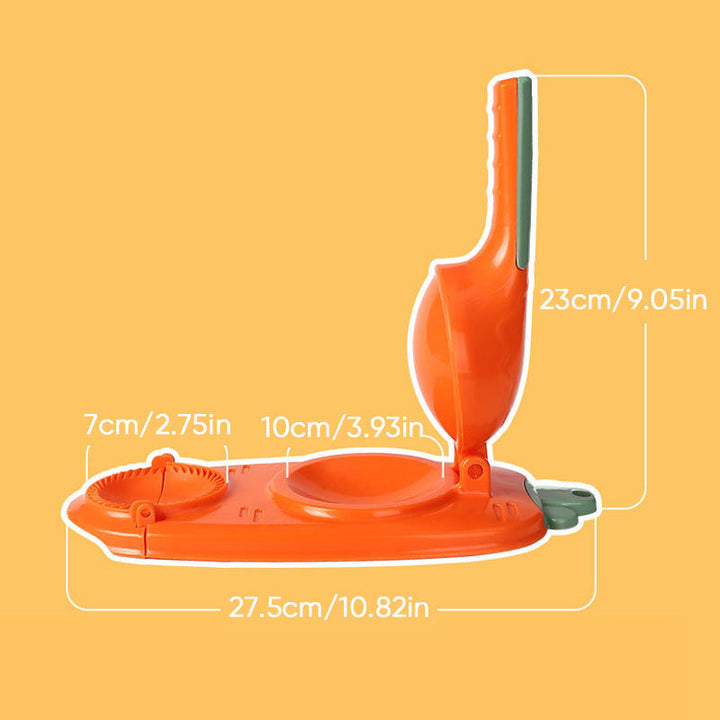 Baking tool dumpling press for consistent, perfectly shaped homemade dumplings every time.