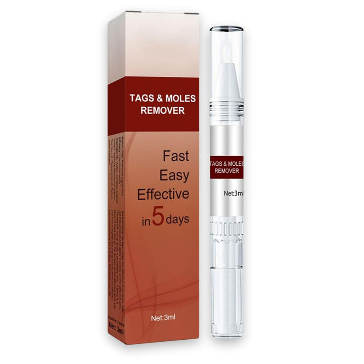 Effective skin tag & mole remover with natural tea tree oil for clear skin. At-home blemish corrector solution.