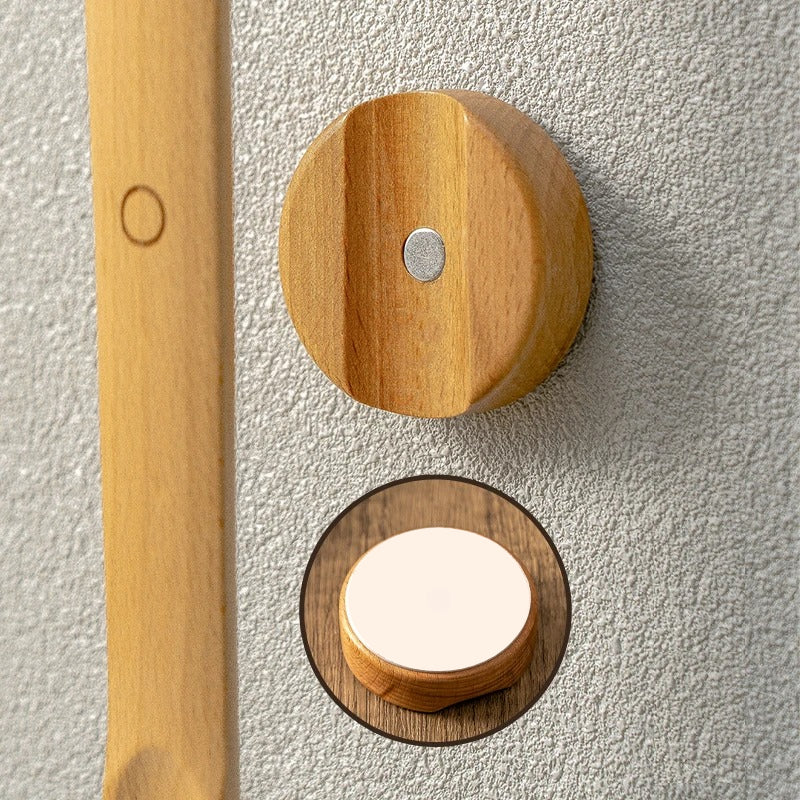 Sleek beechwood magnetic shoehorn. Long wood shoehorn for easy on/off, home decor & practical shoe accessory.