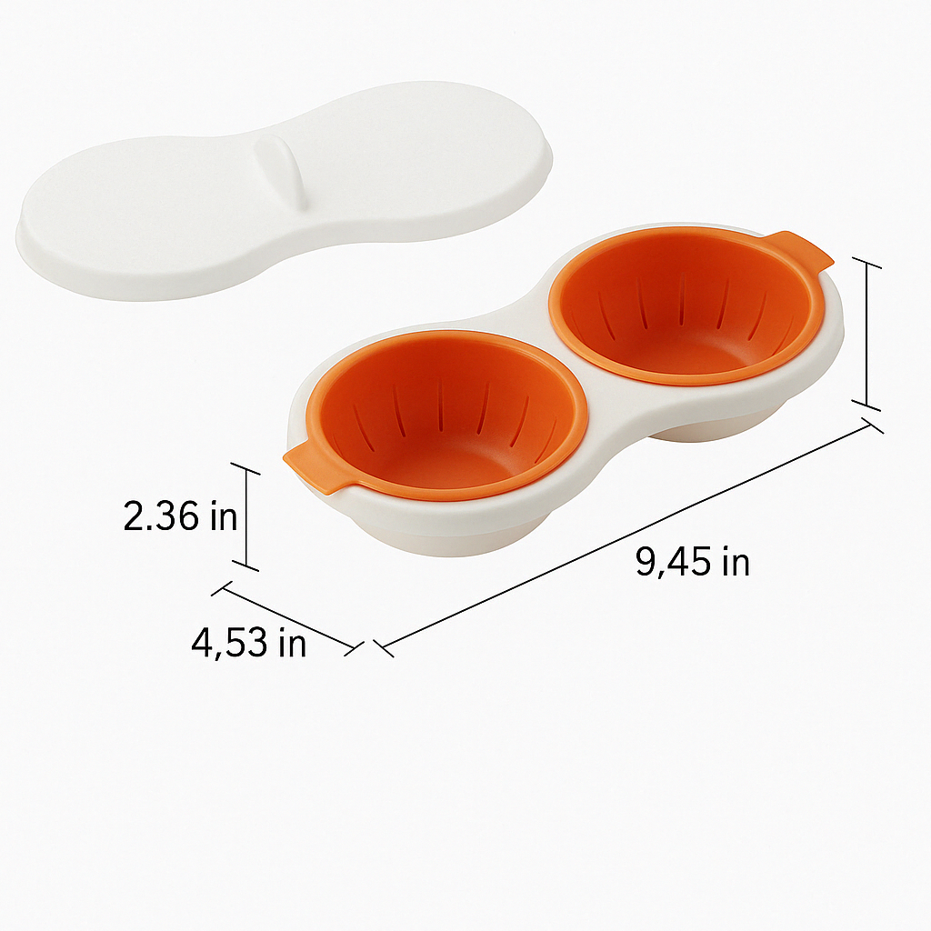Enjoy perfect poached eggs in minutes using this user-friendly microwave egg poacher, a breakfast essential.
