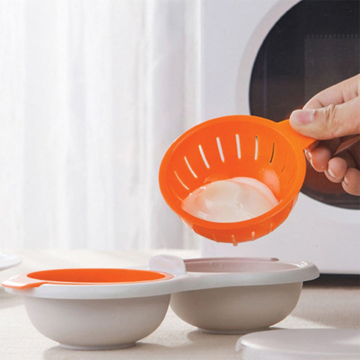 Easy EggEase microwave egg poacher, ideal for quick cooking and effortless food prep.