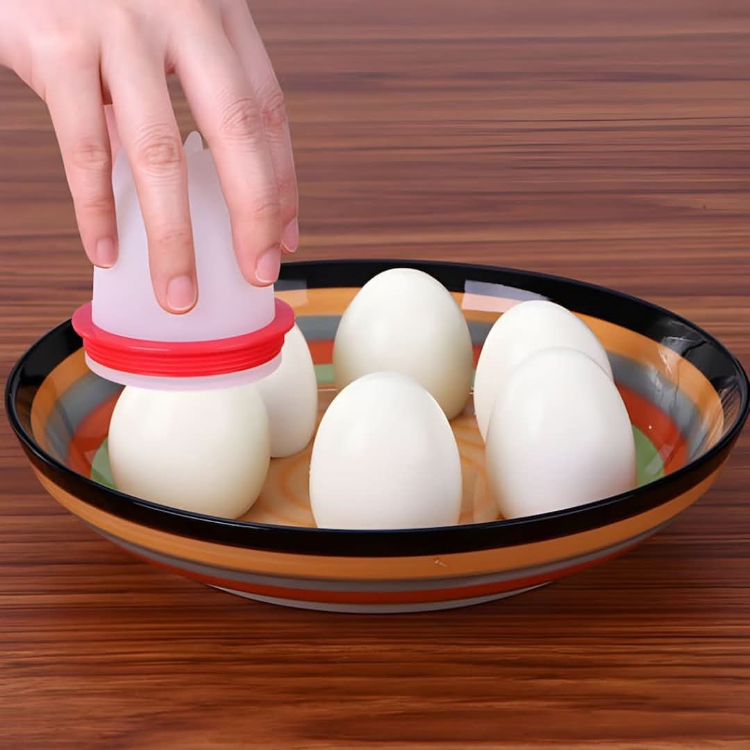 Cook perfect, healthy eggs effortlessly with this silicone egg cooker set. Ideal for quick breakfast and meal prep.