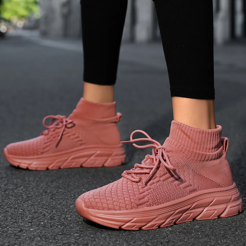 Women's Elara lightweight walking shoes. Comfortable, trendy casual sneakers with effortless style for active everyday wear.