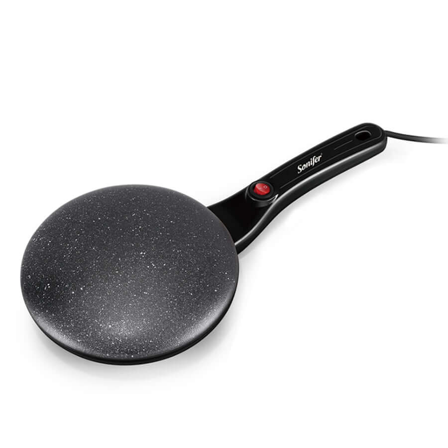 Home kitchen electric crepe maker: non-stick surface, easy clean, perfect for all your griddle needs.
