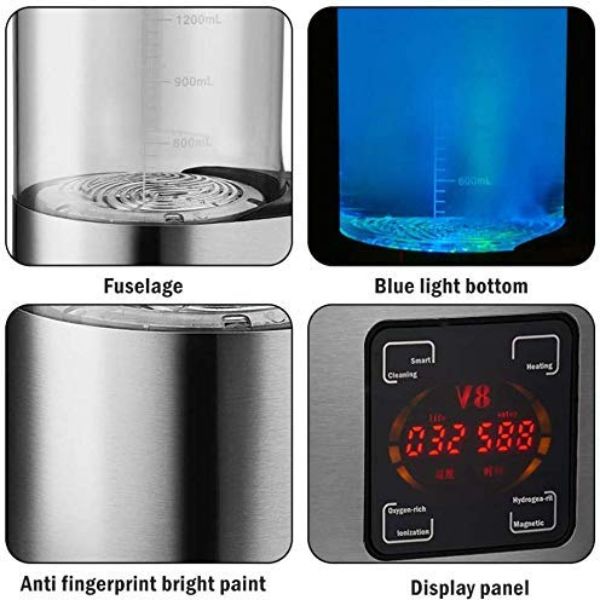 Improve healthy living with this electric hydrogen and alkaline water purifier & ionizer for pure, clean hydration.