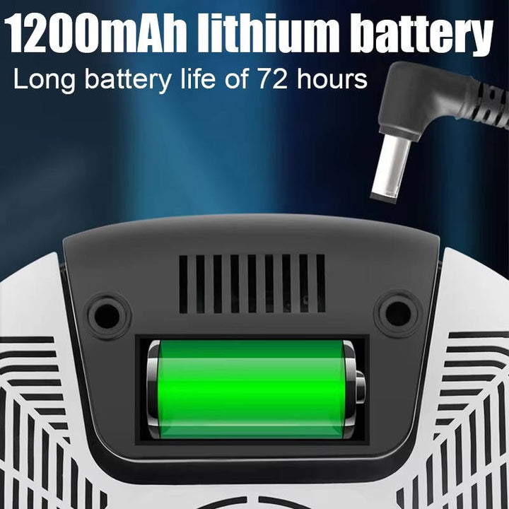 Non-toxic, chemical-free electric fly trap. Safe indoor pest control with quiet operation. Rechargeable.