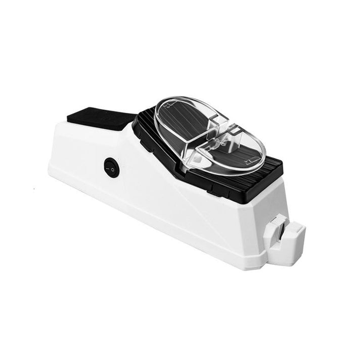 Professional-grade electric knife sharpener designed for quick and safe sharpening of kitchen blades.