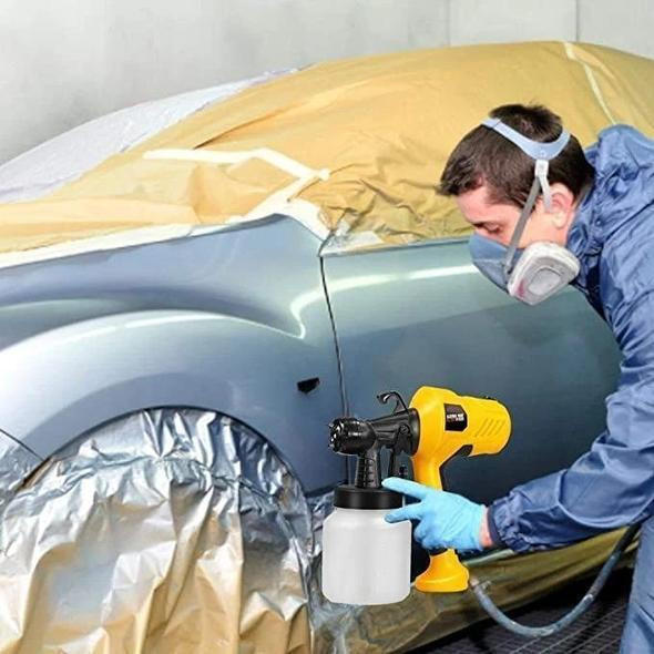 Electric paint sprayer for smooth home & DIY projects. Achieve professional finishes with this easy-to-use spray gun.