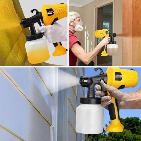 High-performance electric paint sprayer for home improvement. Adjustable flow painting tool for quick & smooth results.