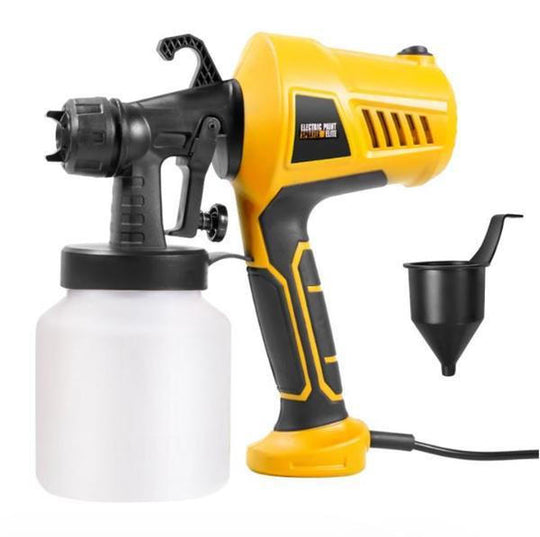 Versatile electric painter for DIY projects. This finishing tool delivers an even coat and is easy to clean.