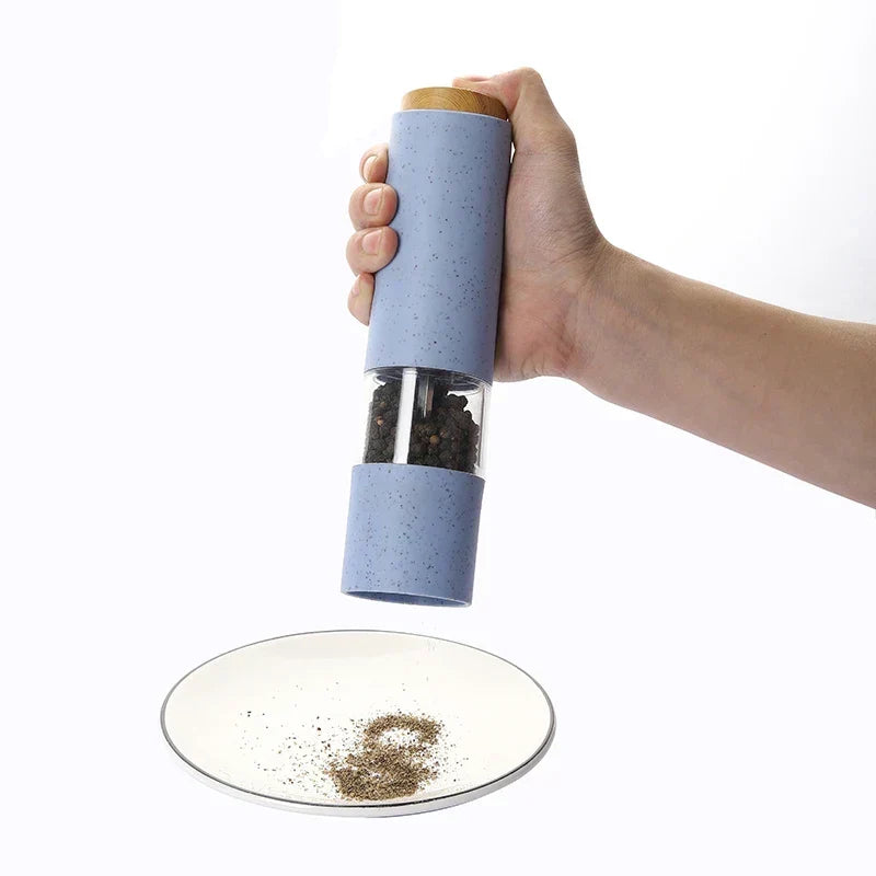 SpiceEase electric grinder with a powerful ceramic mechanism, perfect for fresh pepper, salt & spices.