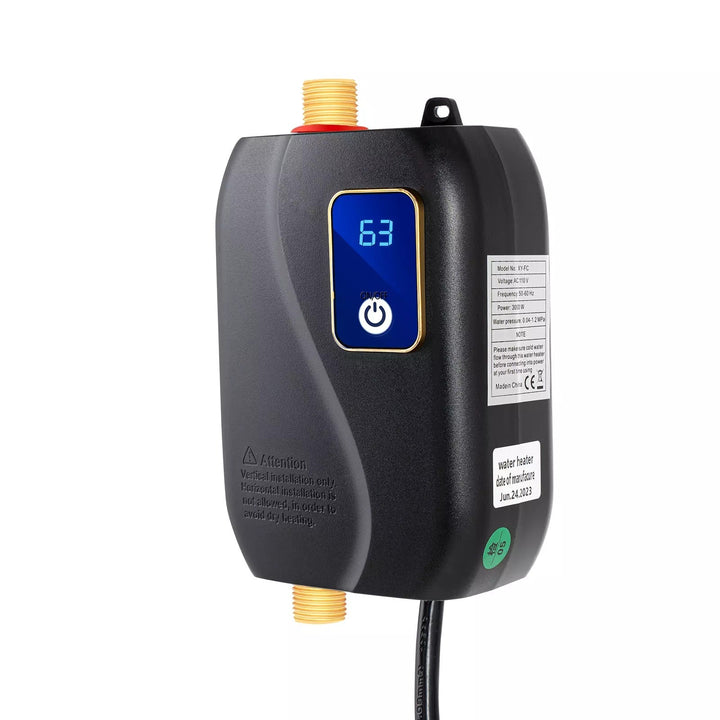 Electric tankless water heater, providing instant hot water for homes.
