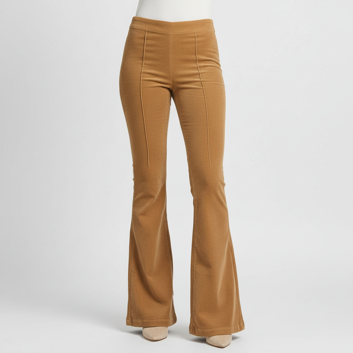 Comfortable women's flared pants, ideal for everyday fashion and all-season wear.