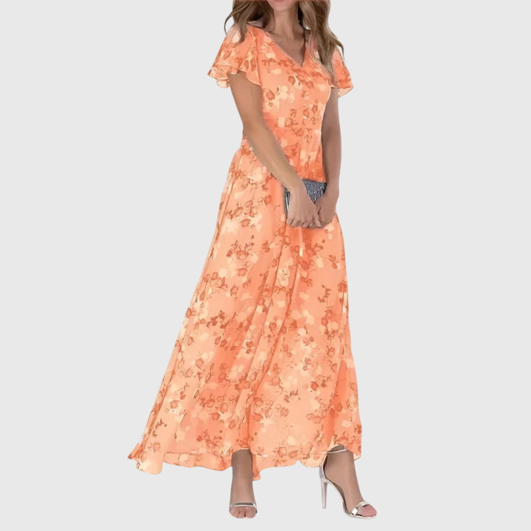 Elegant blue women's tailored dress, figure-flattering for a chic and versatile look, perfect for any occasion.
