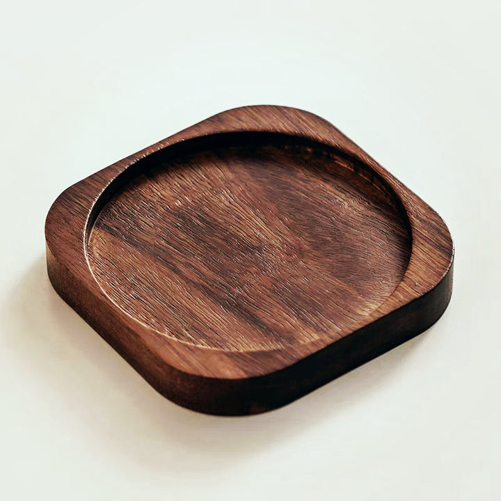 Premium glass drinkware with a beautiful cedar wood handle, enhancing any hot or cold beverage experience.