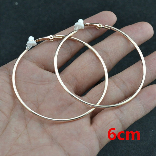 Luxurious crystal clip-on earrings, comfortable for non-pierced ears.